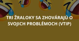 Tri žraloky sa zhovárajú o svojich problémoch (Vtip)