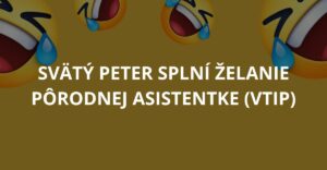 Svätý Peter splní želanie pôrodnej asistentke (Vtip)