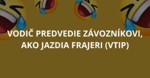 Vodič predvedie závozníkovi, ako jazdia frajeri (Vtip)