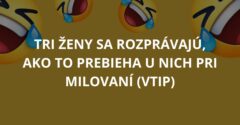 Tri ženy sa rozprávajú, ako to prebieha u nich pri milovaní (Vtip)