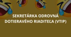 Sekretárka odrovná dotieravého riaditeľa (Vtip)