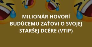 Milionár hovorí budúcemu zaťovi o svojej staršej dcére (Vtip)