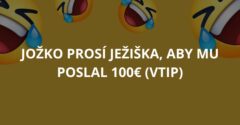 Jožko prosí Ježiška, aby mu poslal 100€ (Vtip)