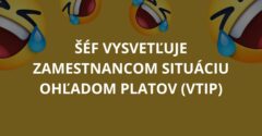 Šéf vysvetľuje zamestnancom situáciu ohľadom platov (Vtip)