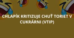 Chlapík kritizuje chuť toriet v cukrárni (Vtip)